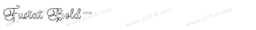 Fustat Bold字体转换